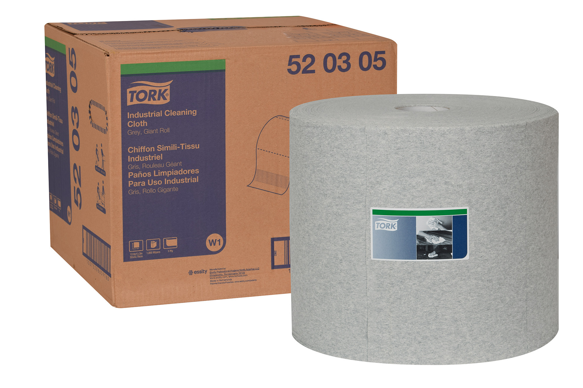 Tork Industrial Cleaning Cloth, Giant Roll
