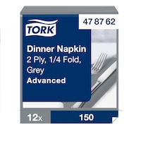 Tork Grey Dinner Napkin
