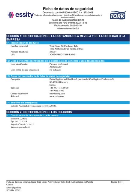 Safety Data Sheet