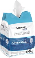 Everwipe® by Tork® Light-Duty Surface Cleaning Wet Wipe Jumbo Rolls, 2/2500