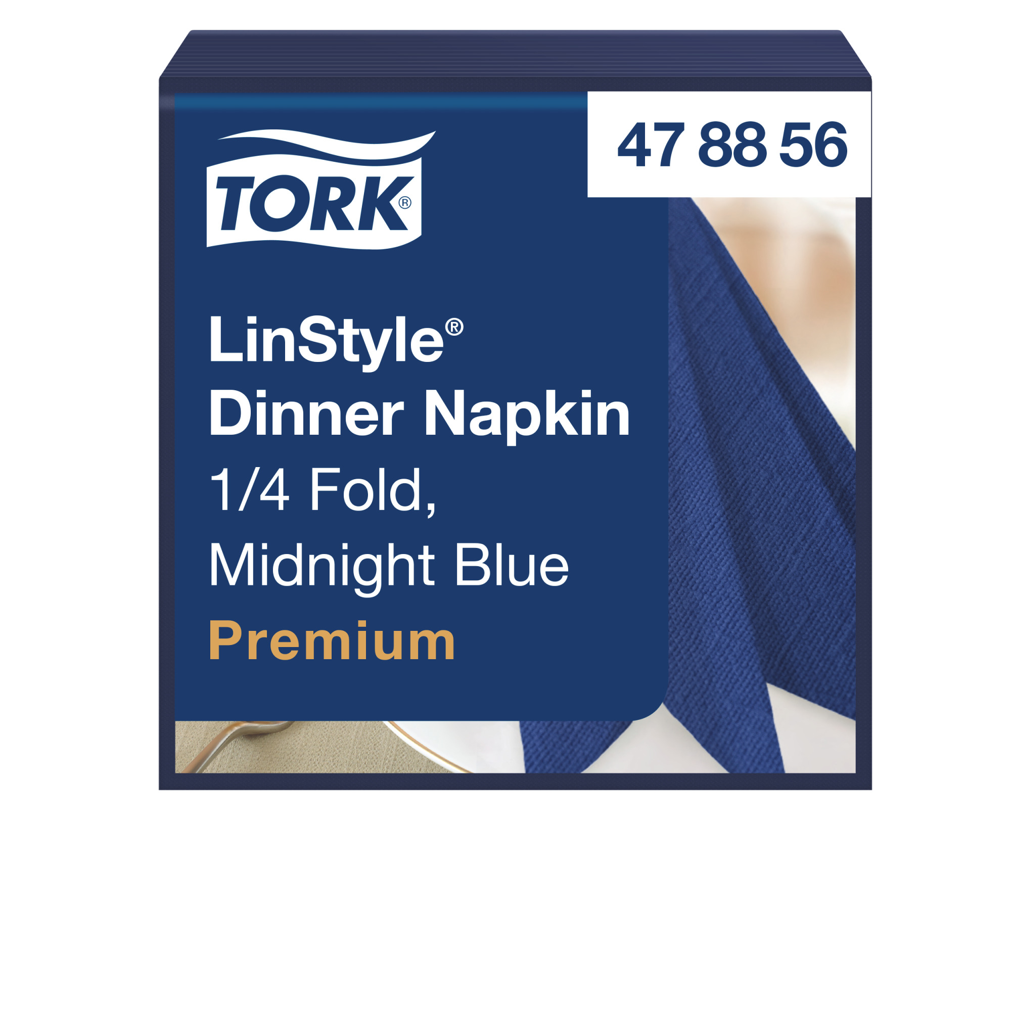 Tork Premium Linstyle® Midnight Blue Dinner χαρτοπετσέτα