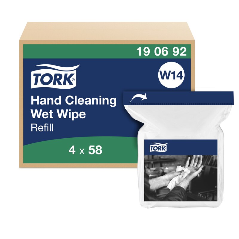 3013747 Tork Basic rol poetspapier 1-laags