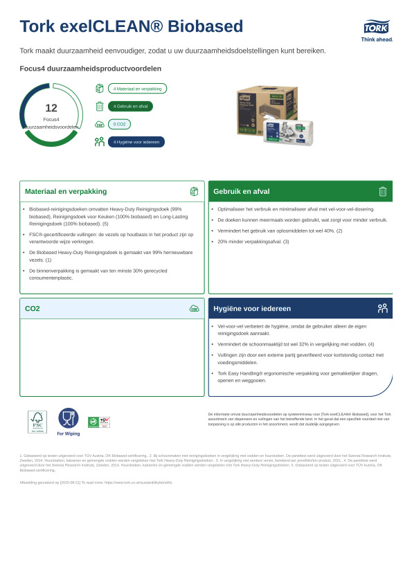 Sustainability-informatieblad