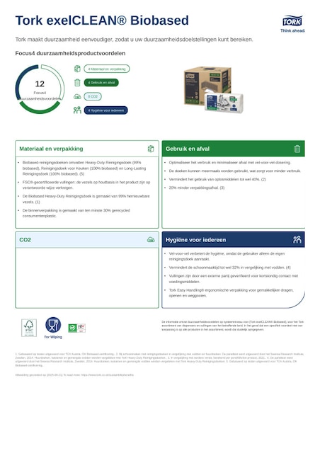 Sustainability-informatieblad