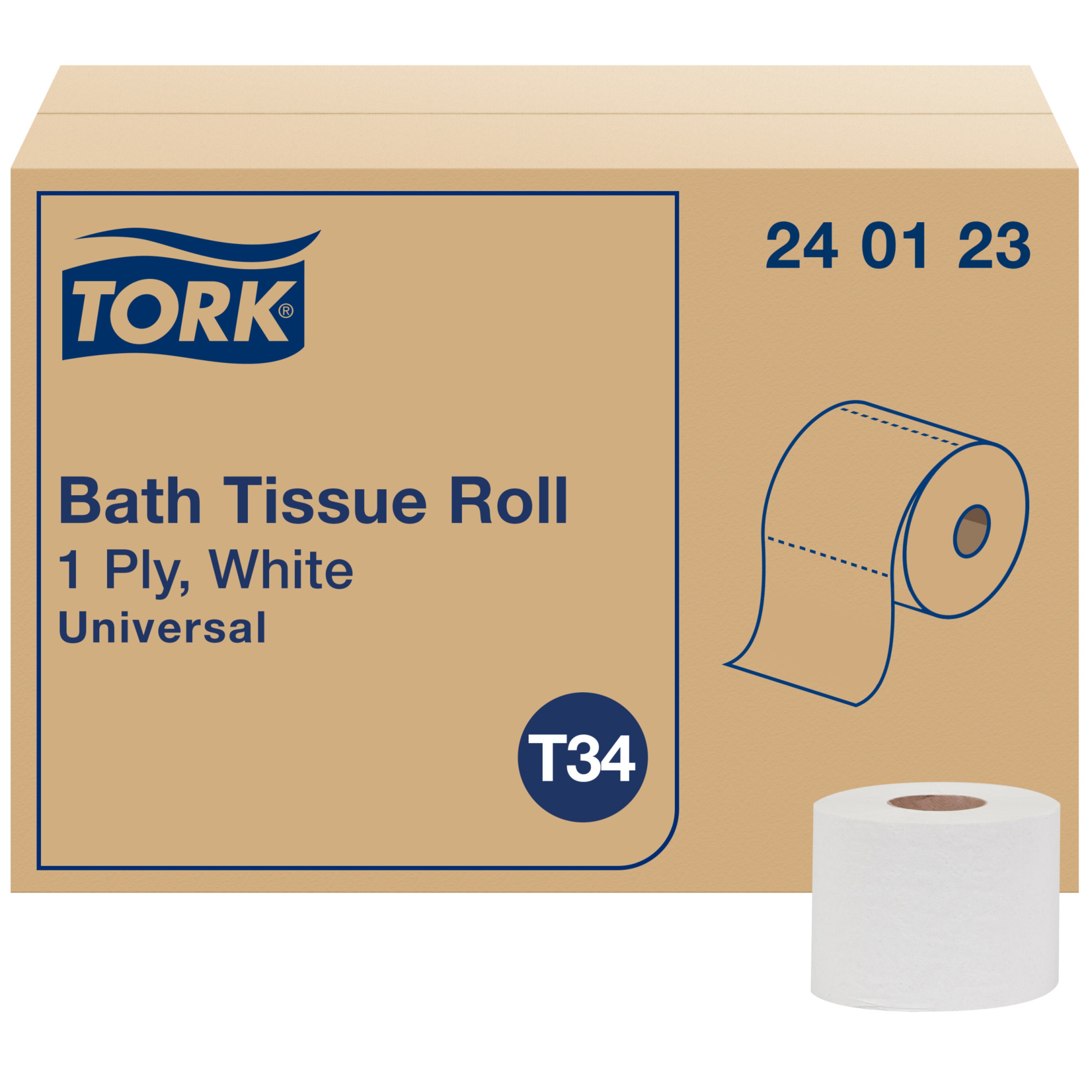 Tork Papier Toilette Rouleau Blanc T34