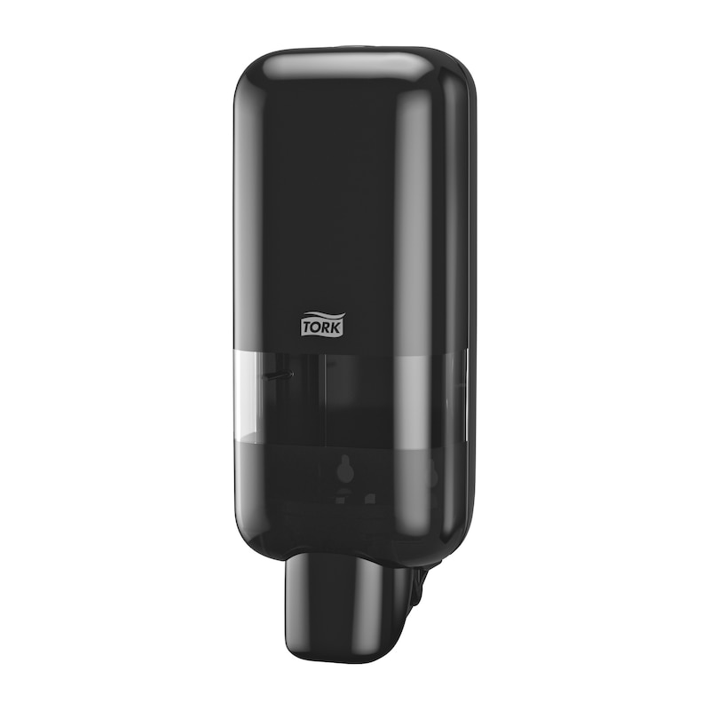 Tork Soap and Sanitizer Dispenser, Black