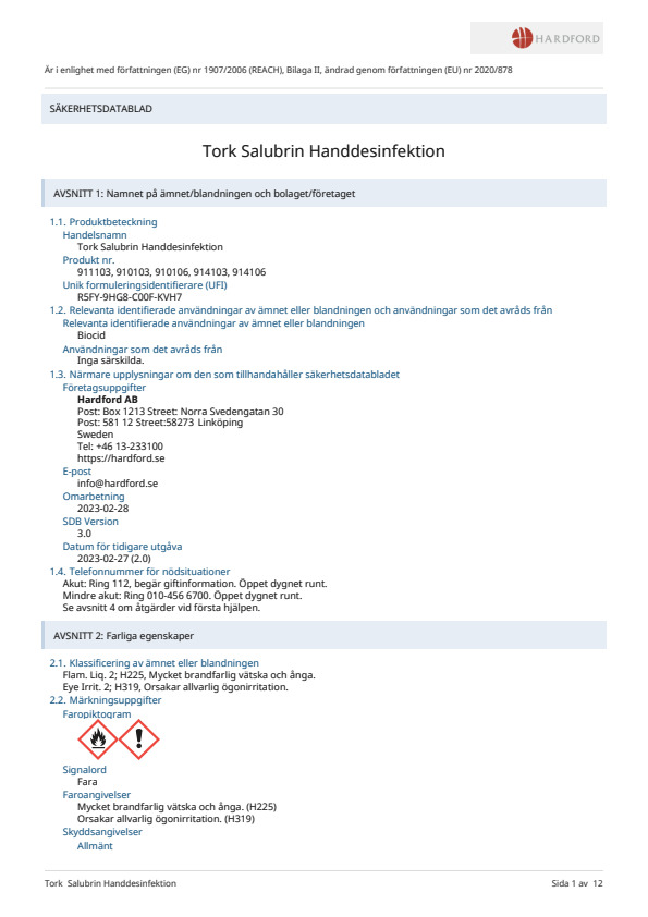 Safety Data Sheet
