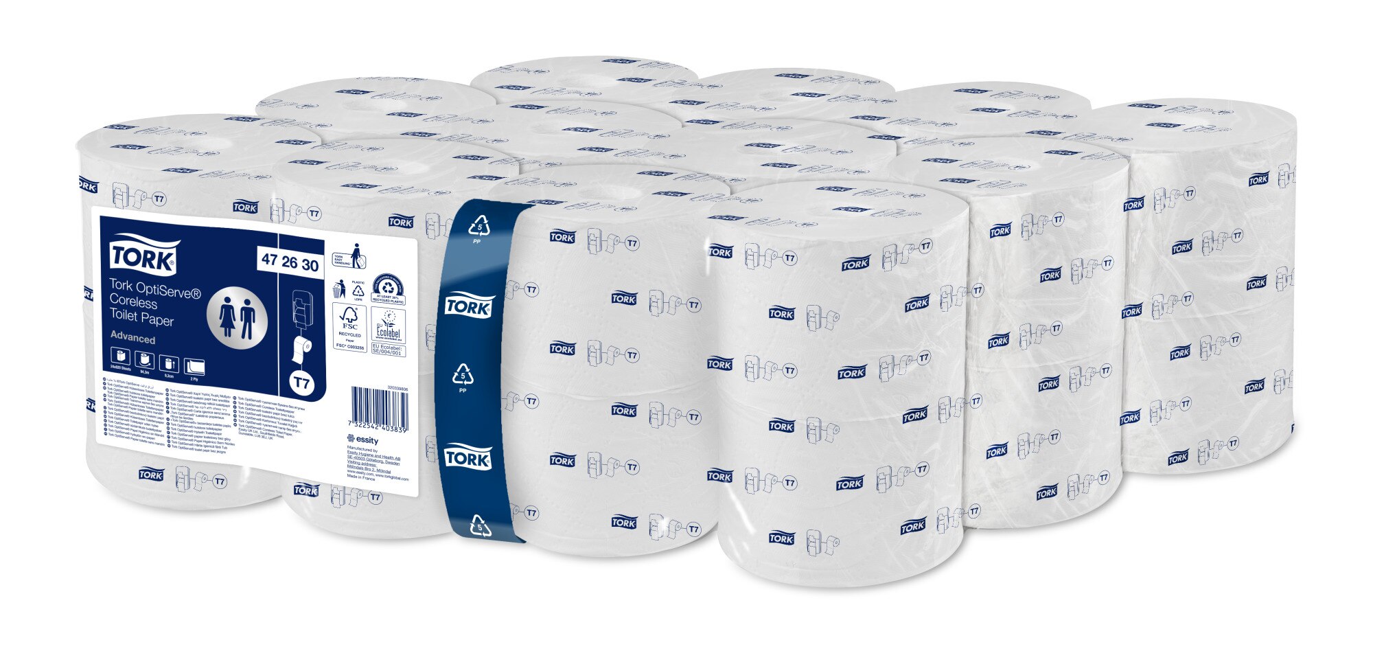 Tork OptiServe® Kartonsuz Tuvalet Kağıdı Beyaz T7