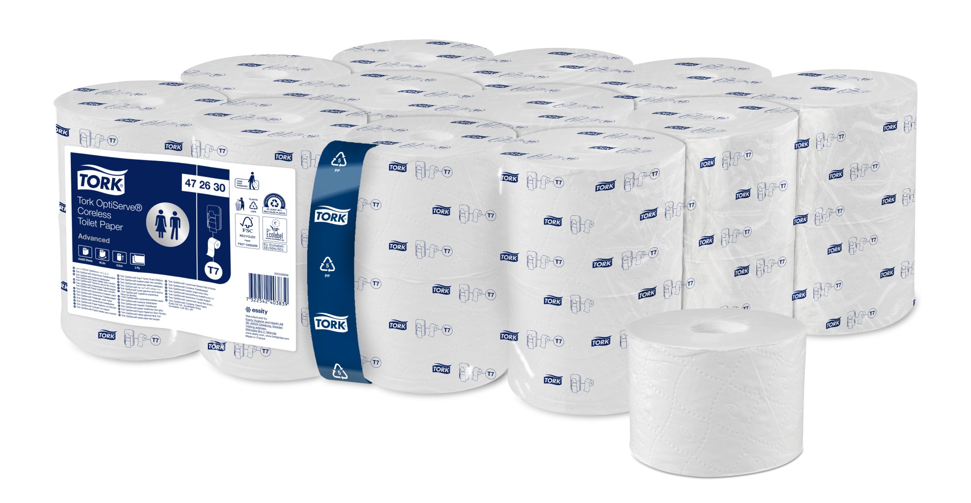 Tork OptiServe® Coreless Toilet Paper | 472630 | Toilet paper | Refill |  Tork MEIA