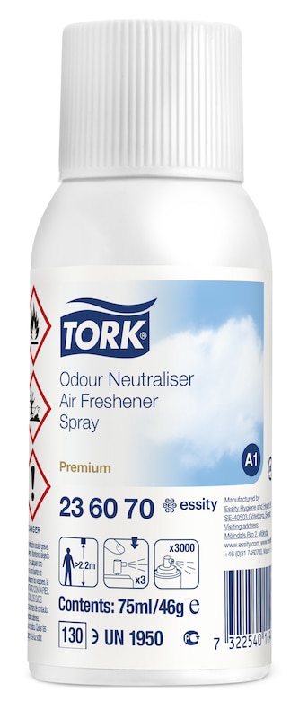 Tork аэрозольный освежитель воздуха, нейтрализатор запахов | 236070 .