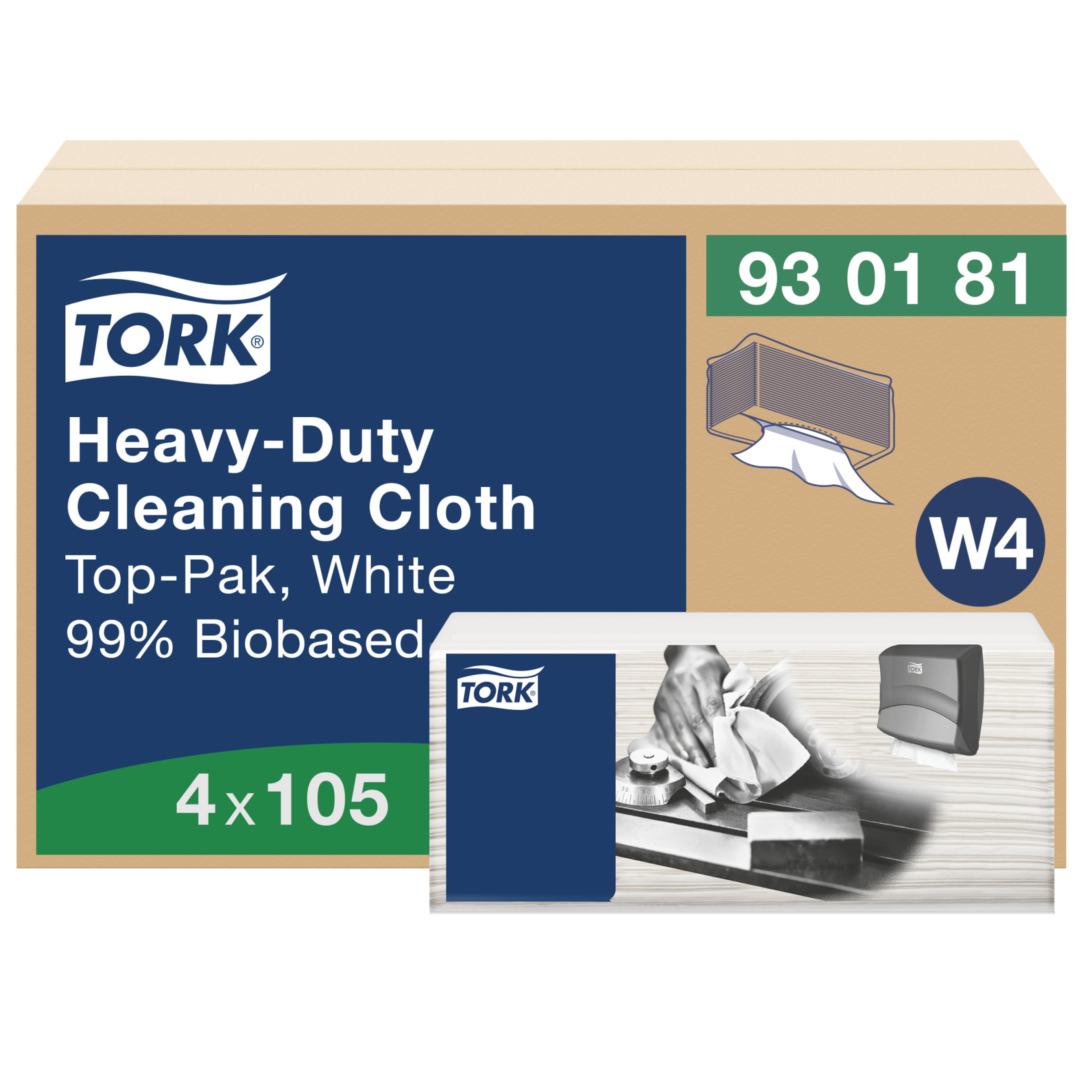 Tork Biobased Heavy-Duty Cleaning Cloth