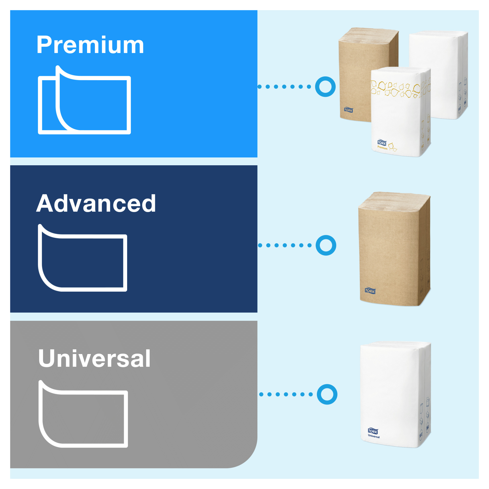 Tork Xpressnap® Tabletop Napkin Dispenser Black N4