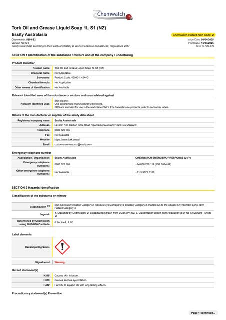 Safety Data Sheet