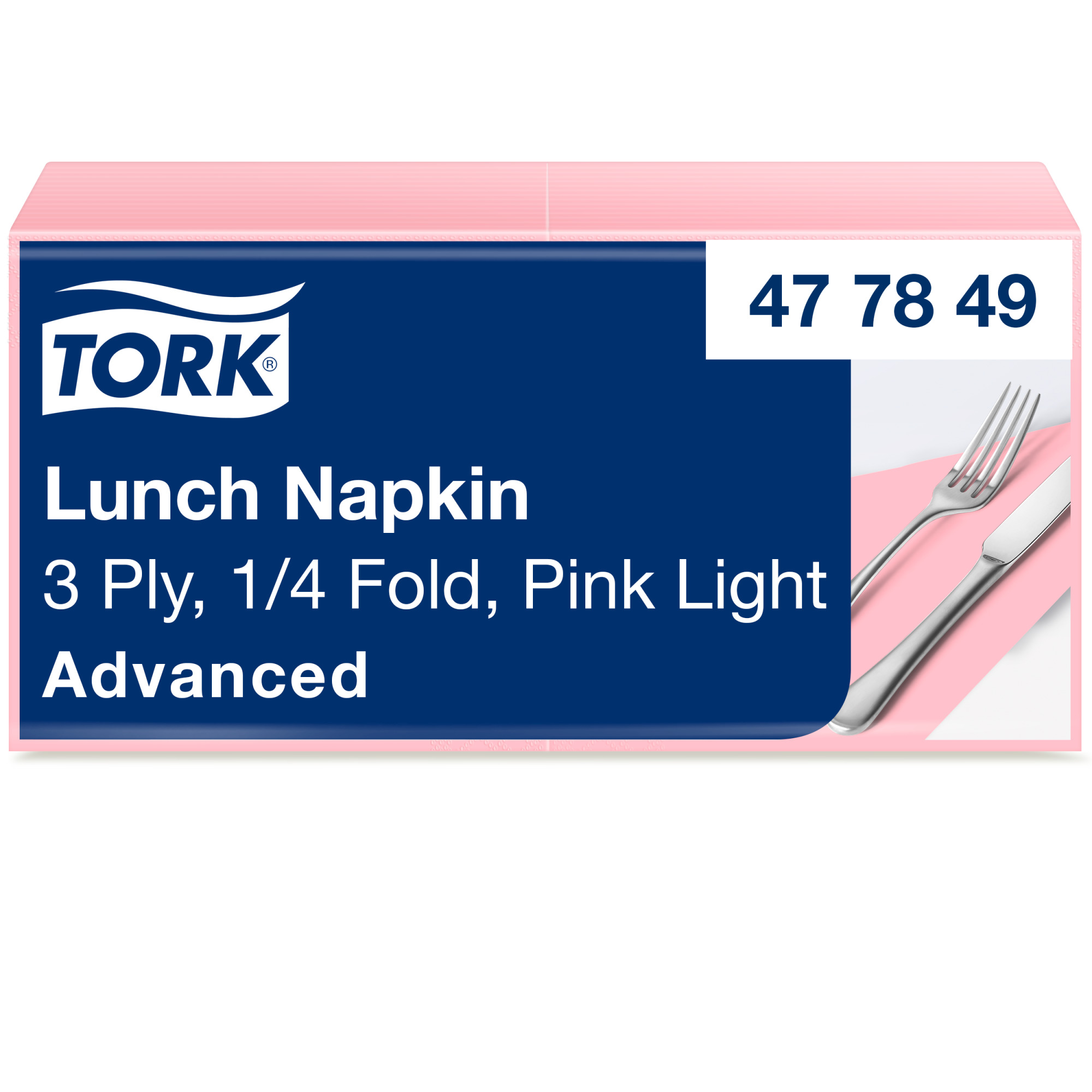 Tork Soft Χαρτοπετσέτα Γεύματος Pink Light