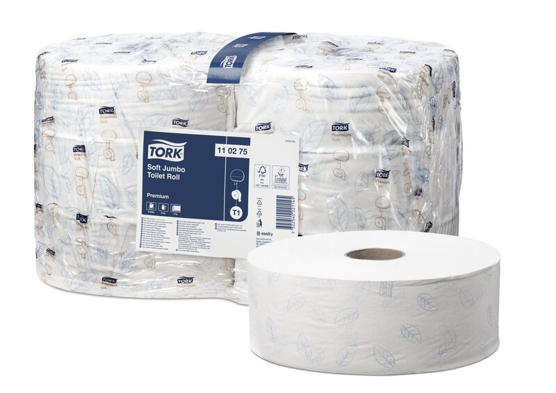 Tork Soft Jumbo Toilet Roll Premium, 110275