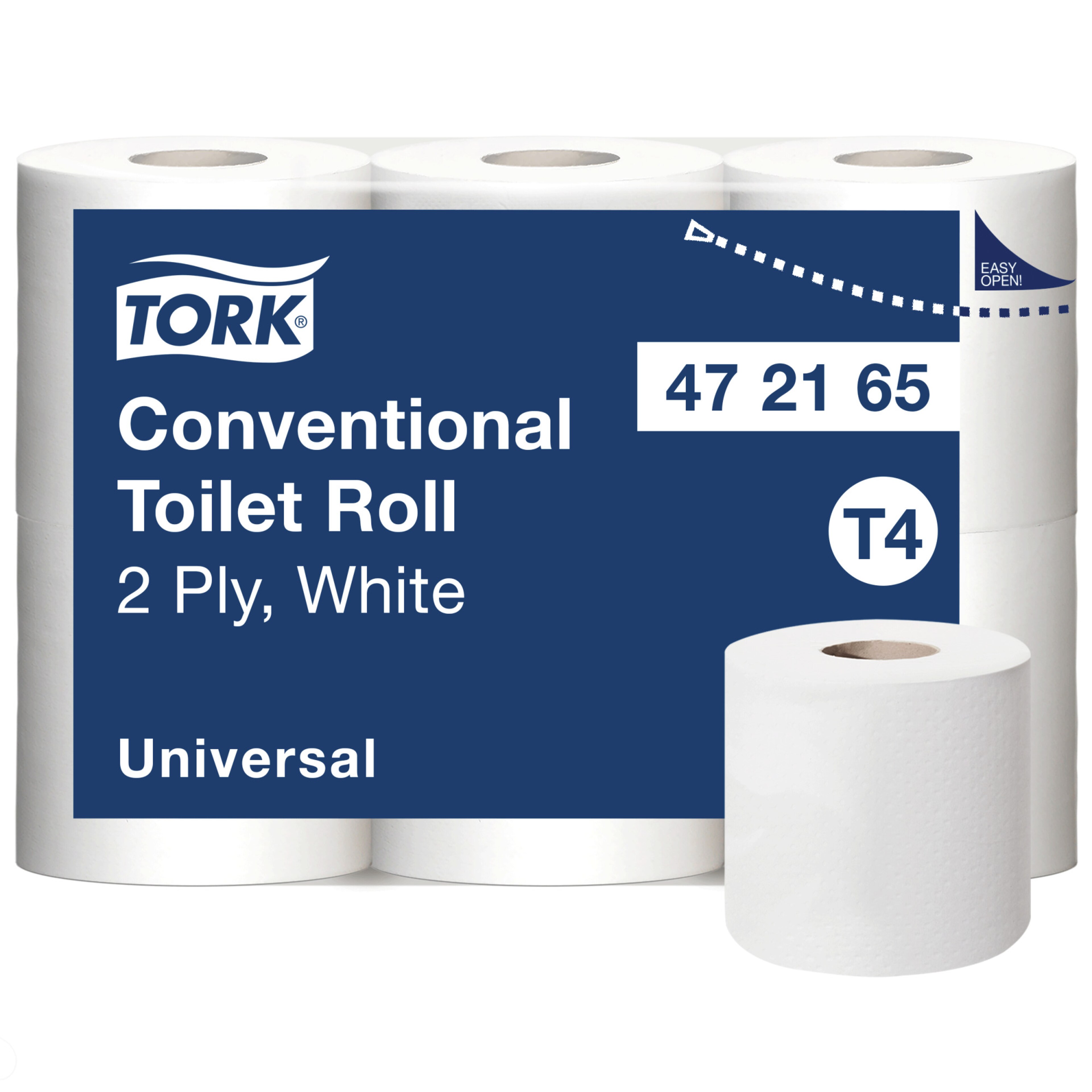 Tork Papier Toilette Rouleau traditionnel blanc T4