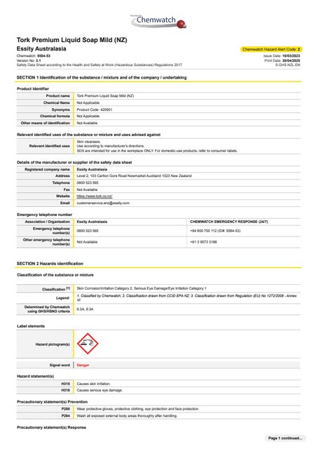 Safety Data Sheet