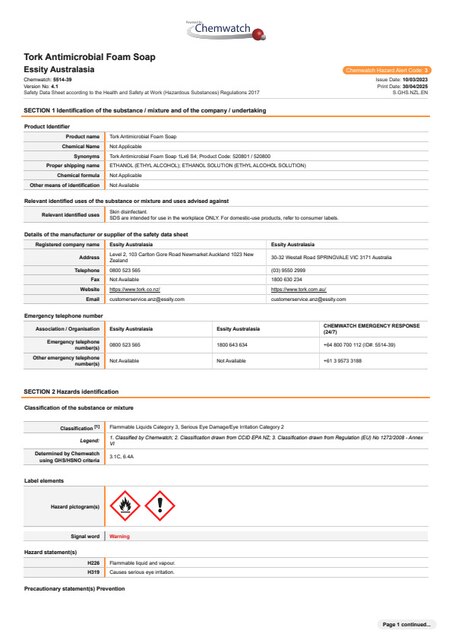 Safety Data Sheet