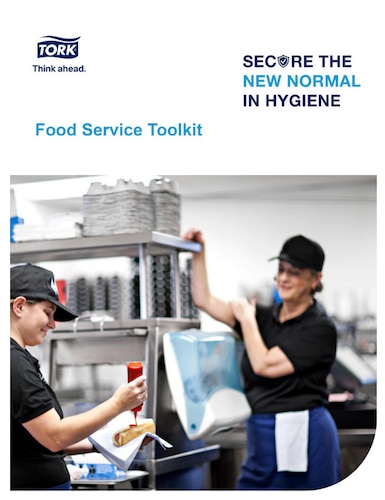 Front page of Foodservice toolkit brochure