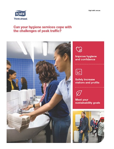 Front page of Retail High traffic brochure