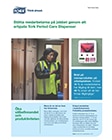 PDF s informacemi o podpoře na pracovišti v podobě Tork menstruačních potřeb.
