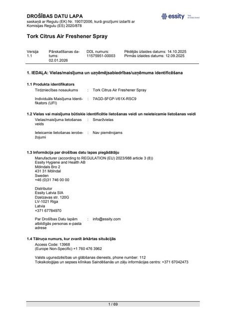 Safety Data Sheet