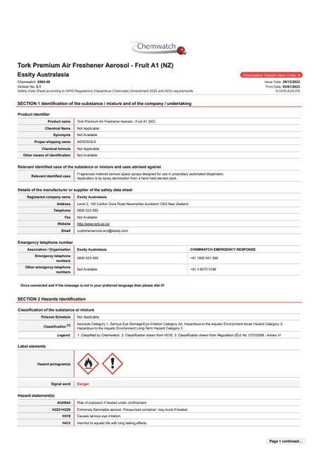 Safety Data Sheet