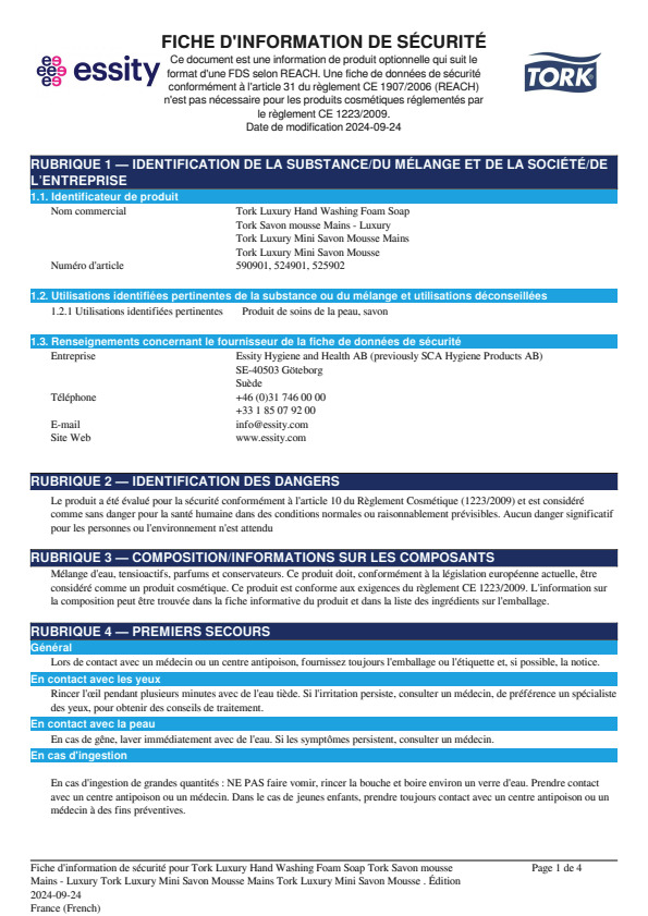 Safety Data Sheet
