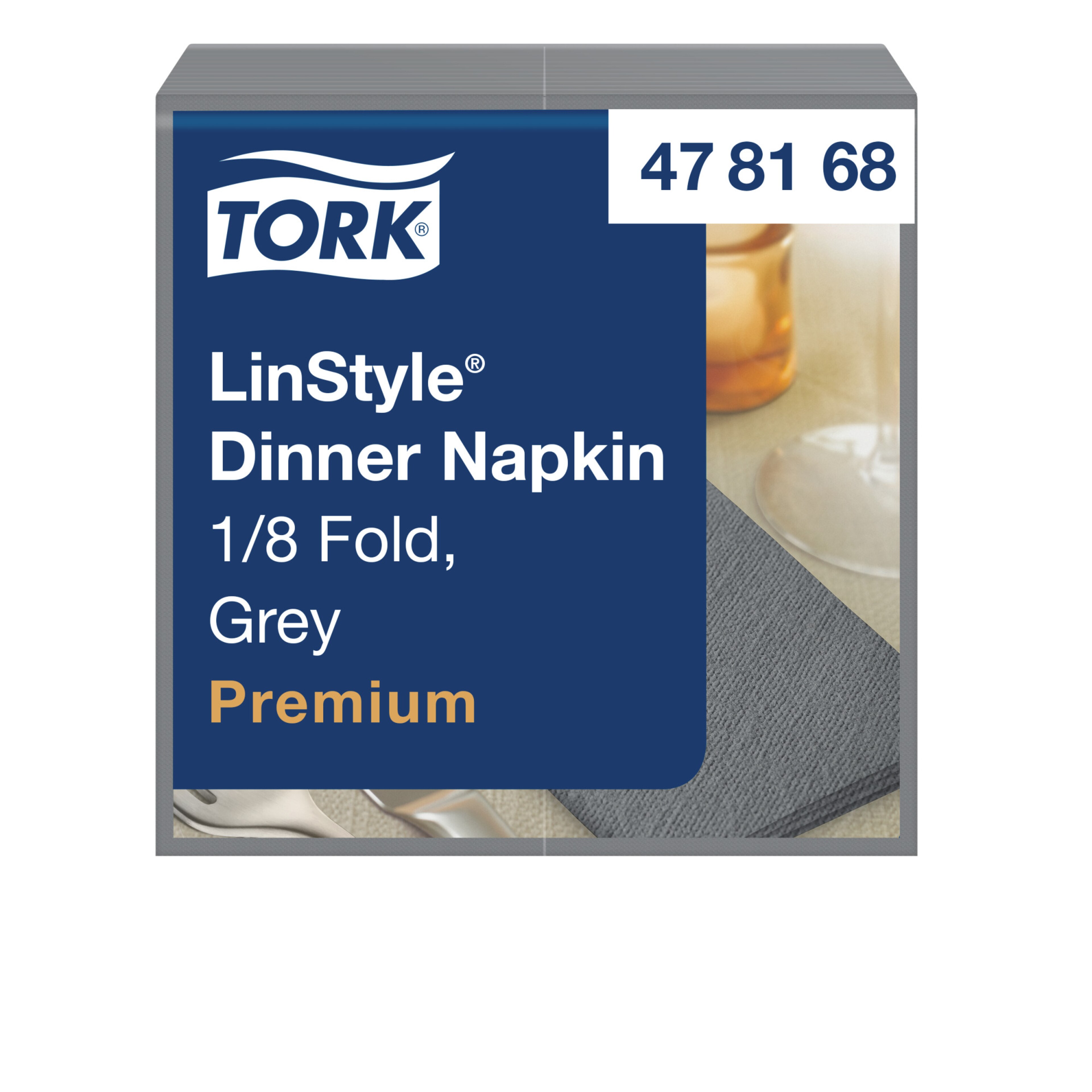 Tork LinStyle® Grey Dinner Napkin