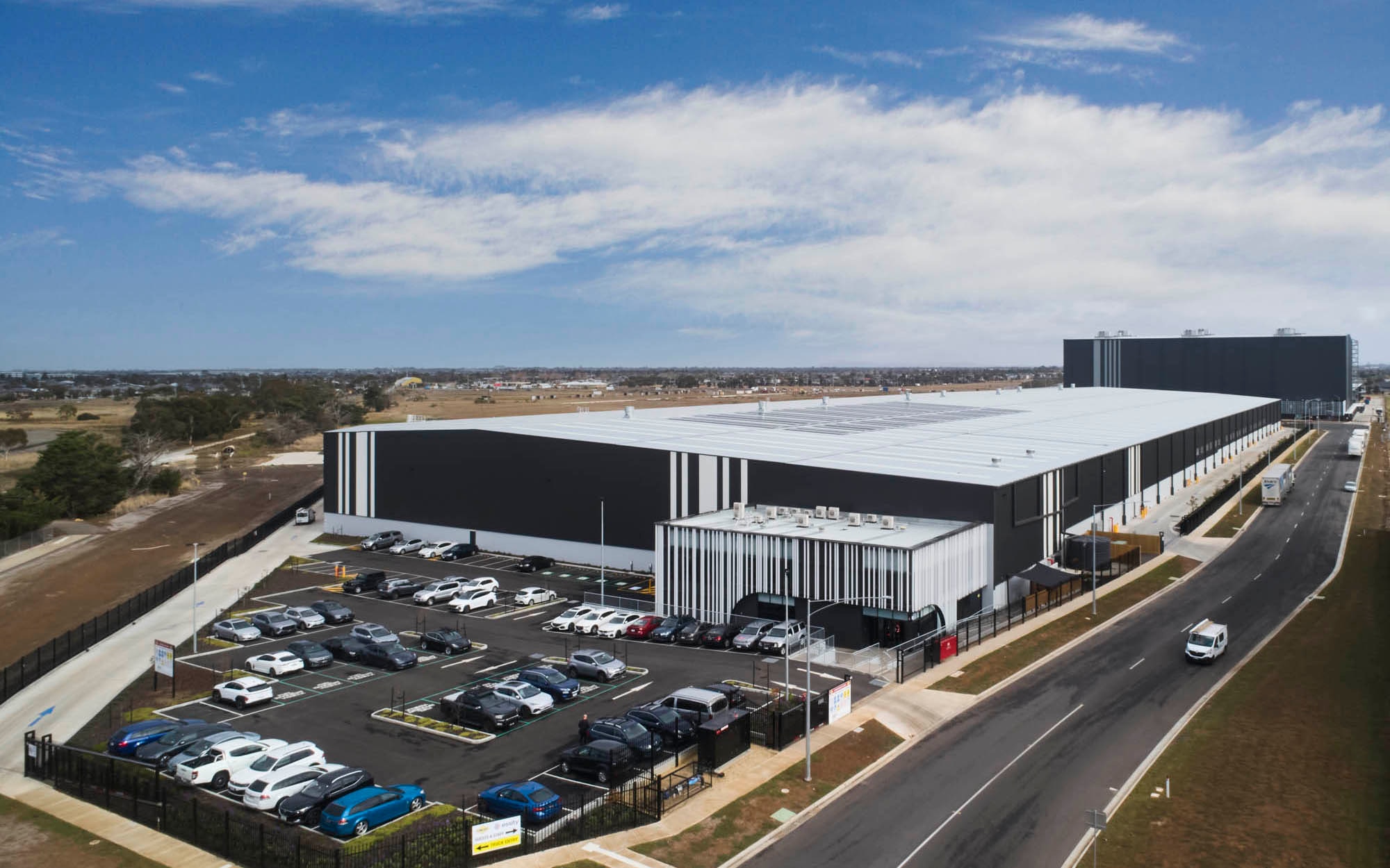 Aerial view of new Truganina DC