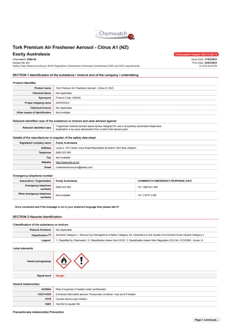 Safety Data Sheet