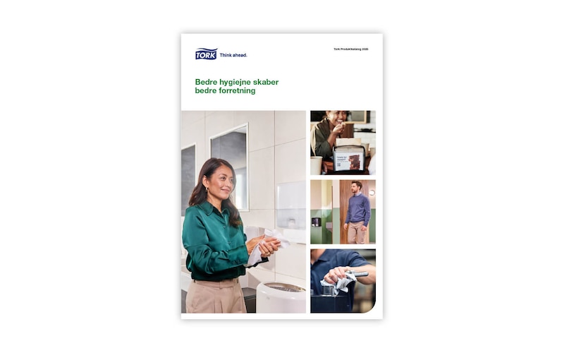 Forsiden af ​​en brochure 