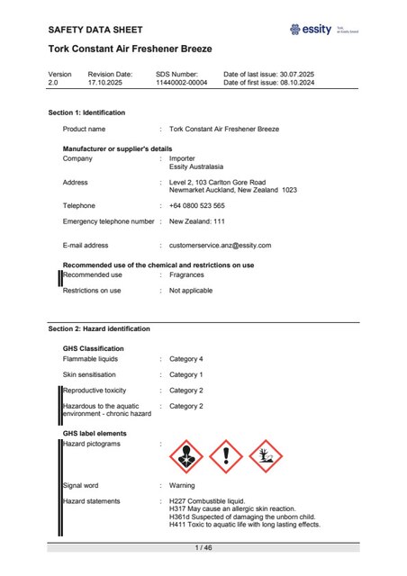Safety Data Sheet