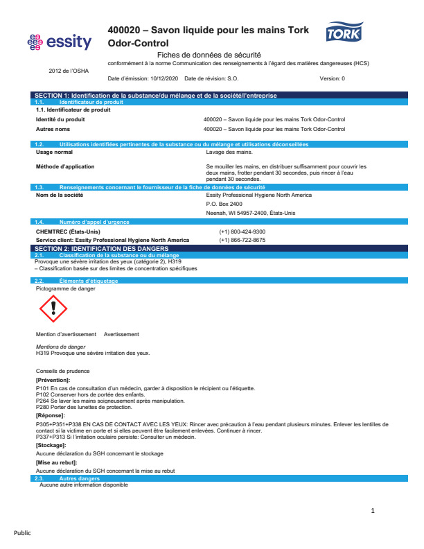 Safety Data Sheet