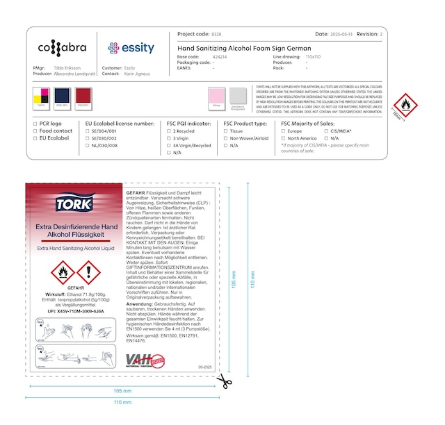 Usage Information Sign