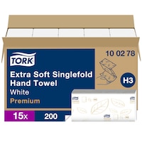 «Tork Singlefold» īpaši mīksti papīra dvieļi, «Premium»