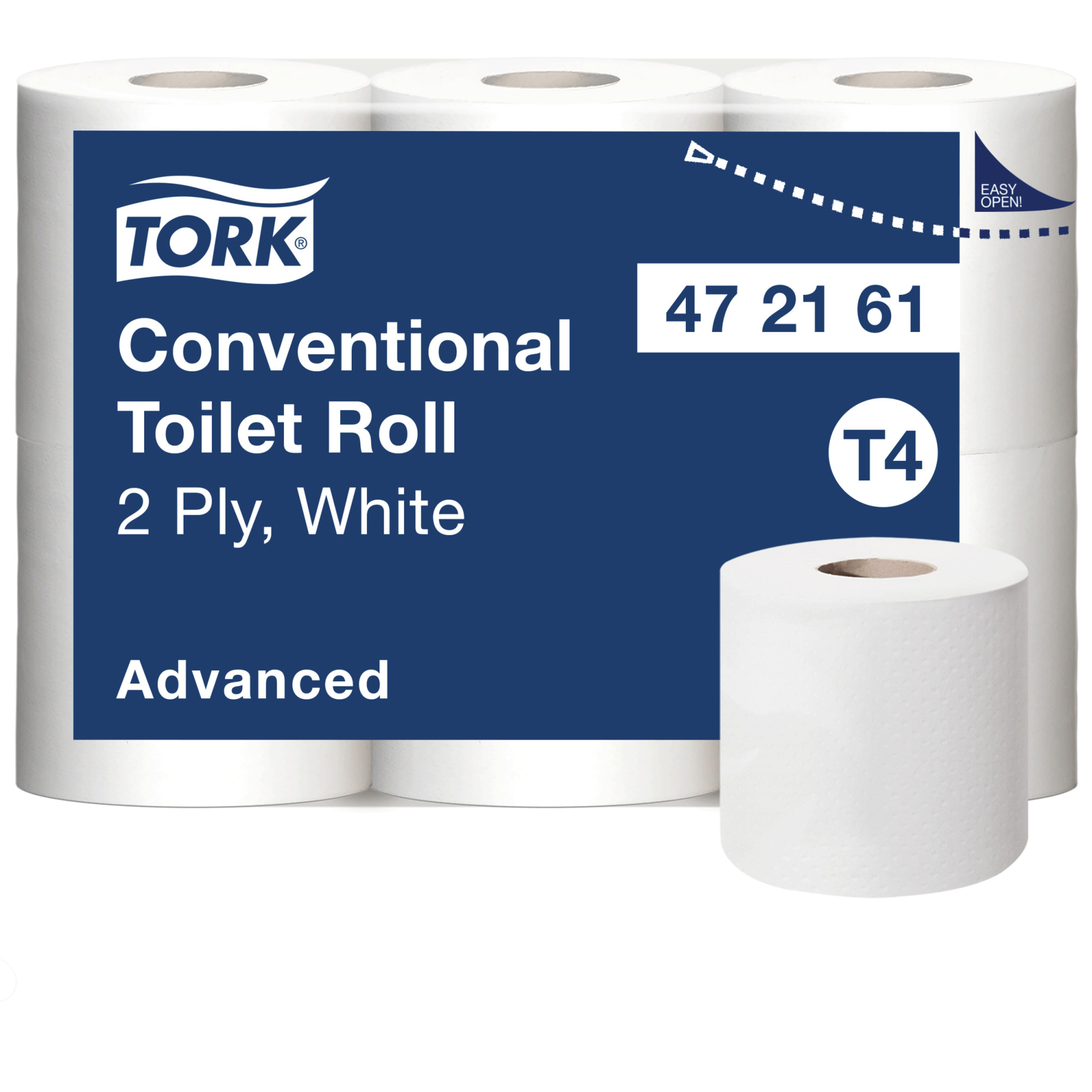 Tork Papier Toilette Rouleau traditionnel blanc T4