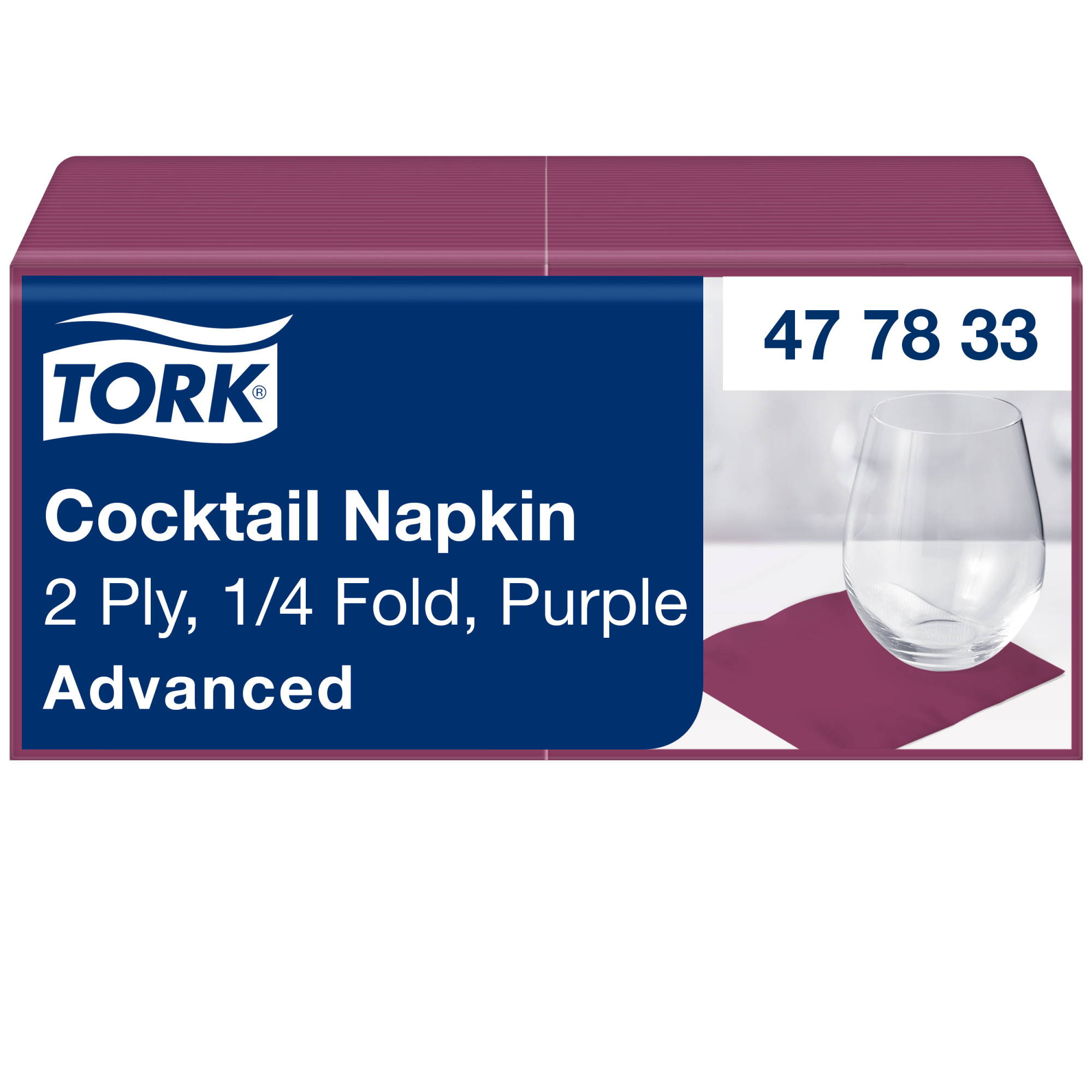 Tork Cocktail Servilleta Morada