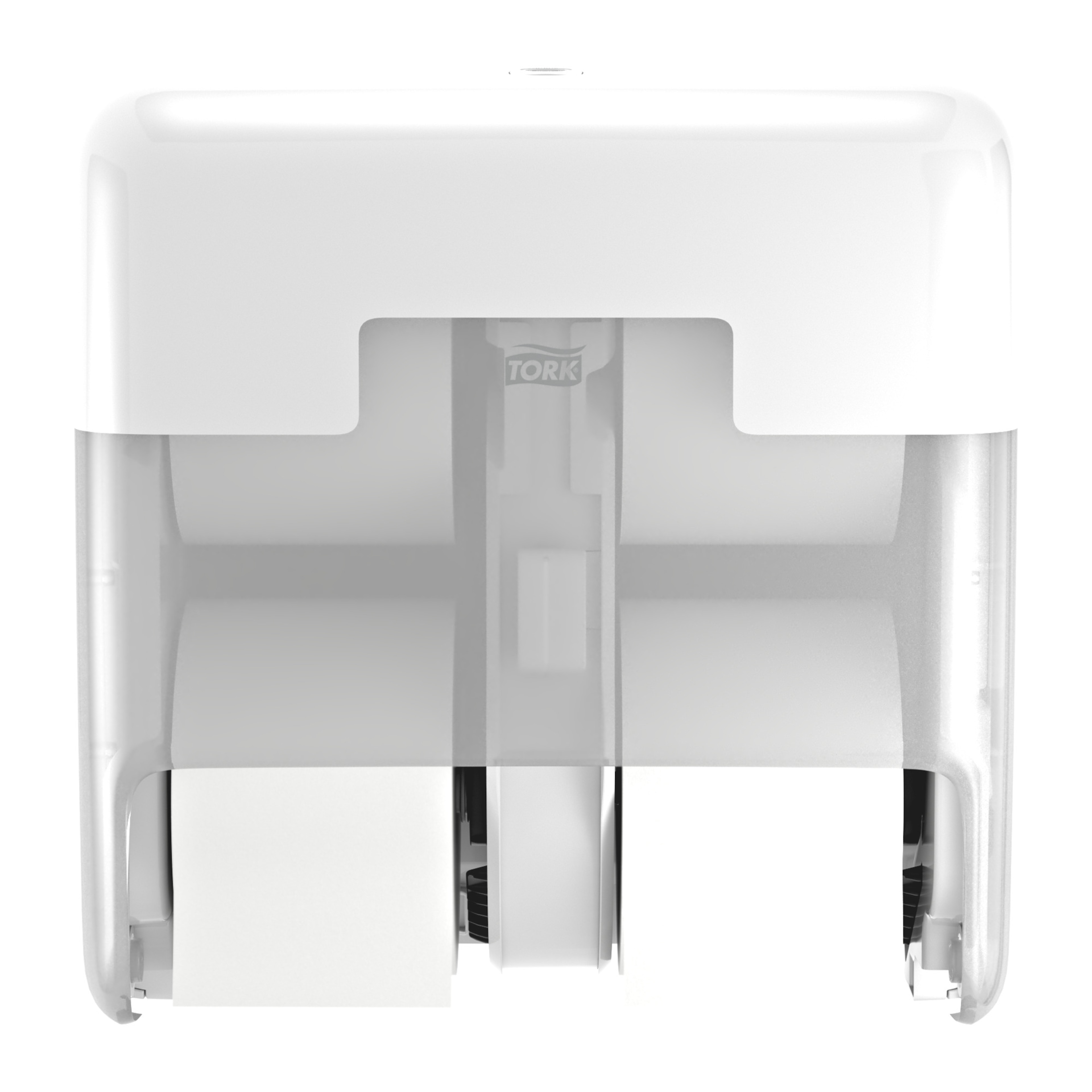 Tork OptiServe® 4-Roll Coreless Toilet Paper Dispenser White T7/T5