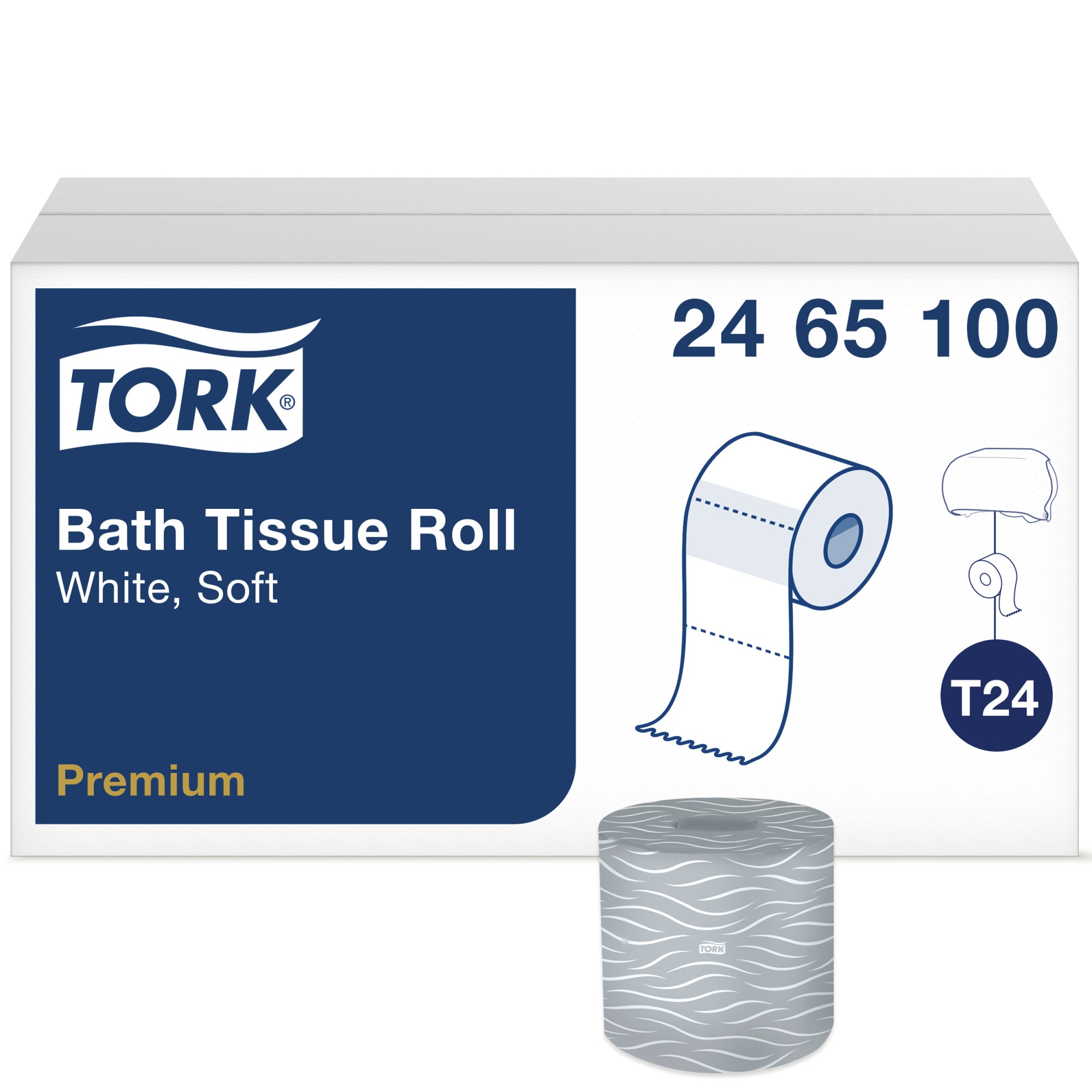 Tork Premium Soft Bath Tissue Roll, 2-Ply | 2465100 | Toilet paper