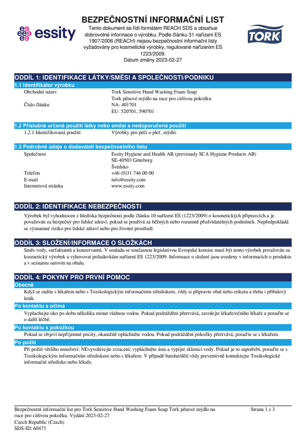 Safety Data Sheet
