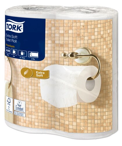 Tork Extra Soft Conventional Toilet Roll Premium – 2-Ply