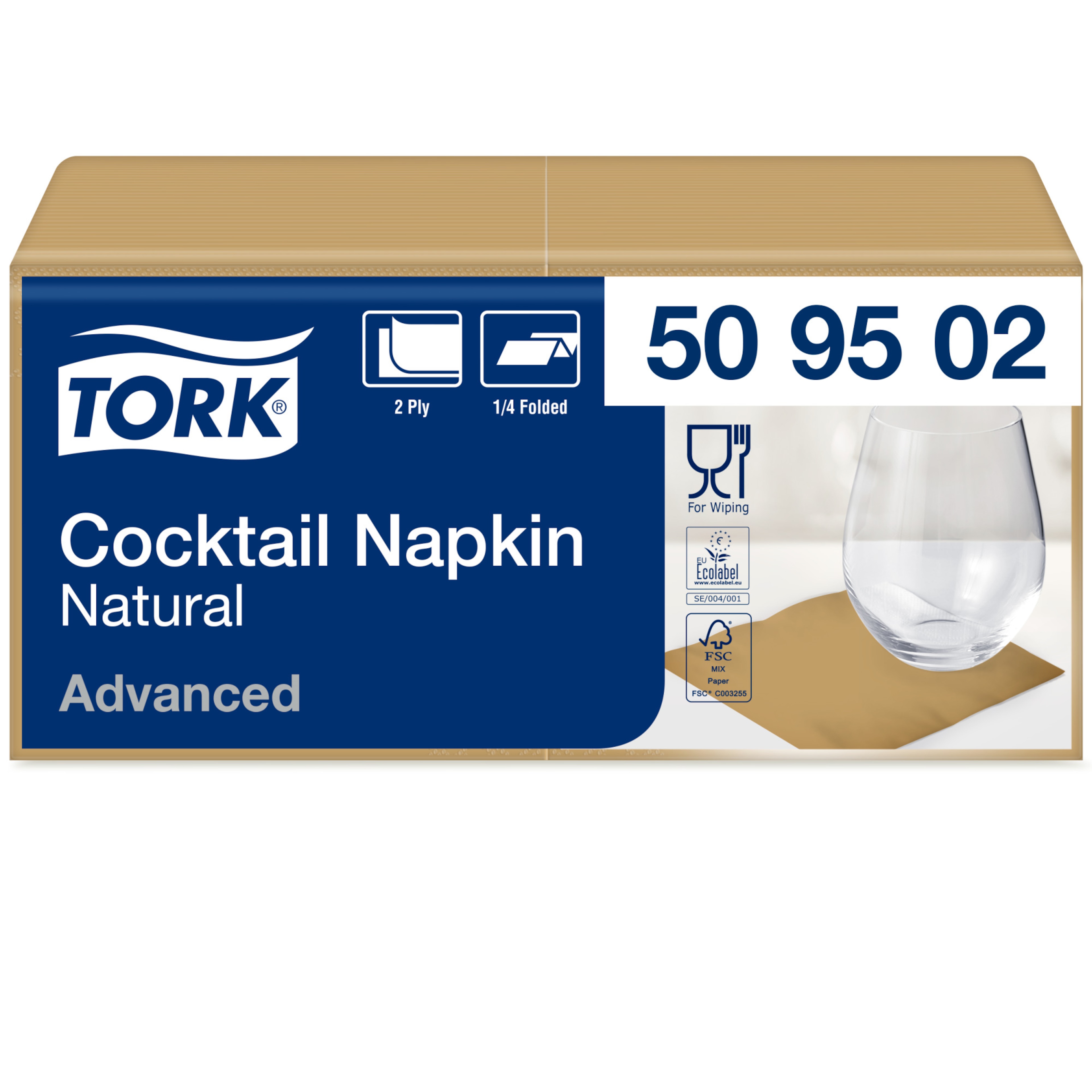 Tork loodusvalge keskkonnasõbralik kokteilisalvrätik