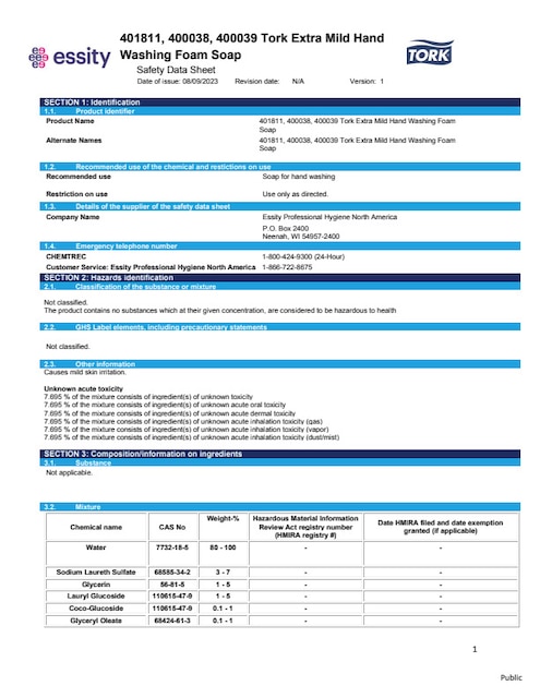 Safety Data Sheet