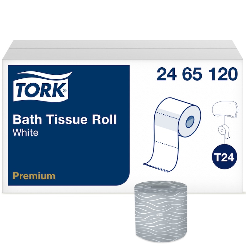 Tork Premium Bath Tissue Roll, 2-Ply