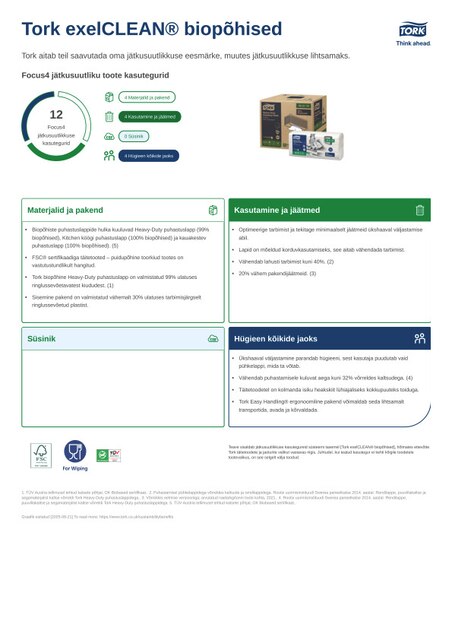 Jätkusuutlikkuse tooteleht