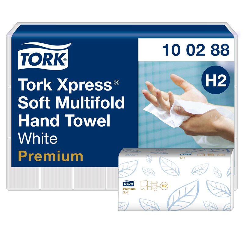 Tork Xpress® weiche Multifold-Handtücher Weiß H2