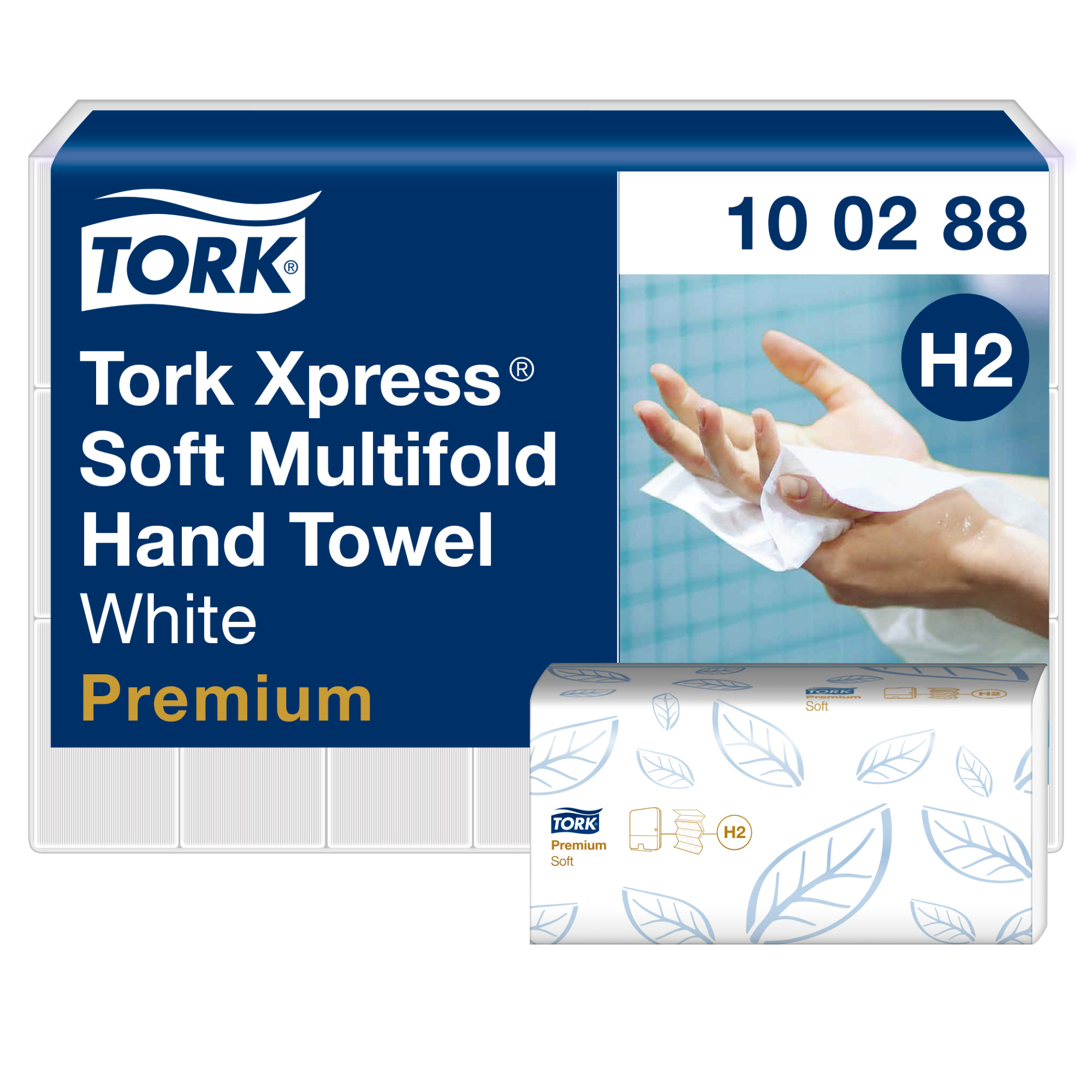 Tork Xpress® weiche Multifold-Handtücher Weiß H2