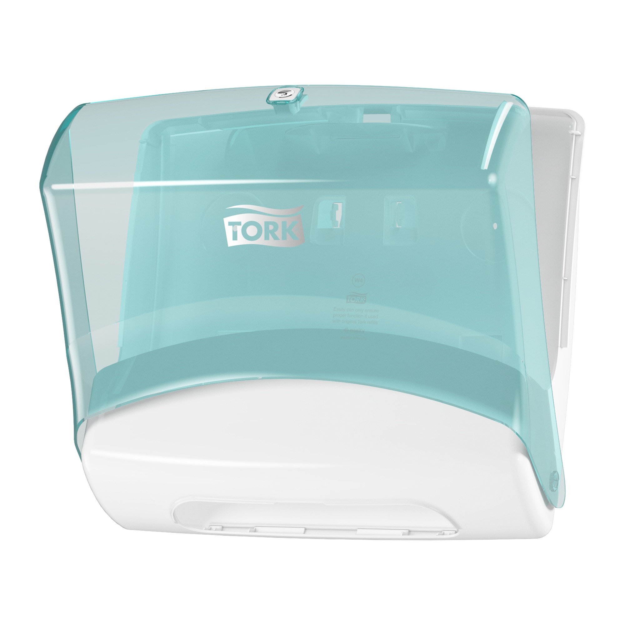 Tork Folded Wiper Dispenser Aqua/White W4