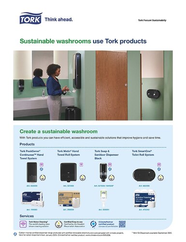thumbnail of sustainability signage for washroom